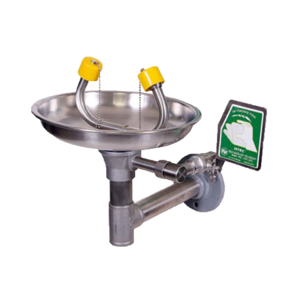 15011000 Silmäsuihku ruostumaton teräs 1280x1280 - ProSafety Silmadušš pakub kiiret abi kemikaalidega kokkupuutel. Näodušš aitab ennetada püsivaid kahjustusi ning tagab töökoha ohutuse kriitilistes olukordades.